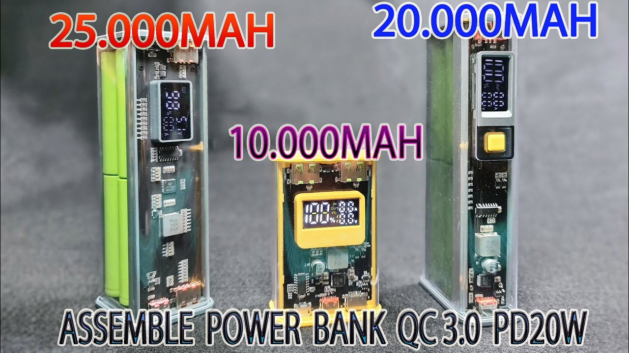Assemble Power Bank QC 3.0 PD20W TypeC Super Fast Charger