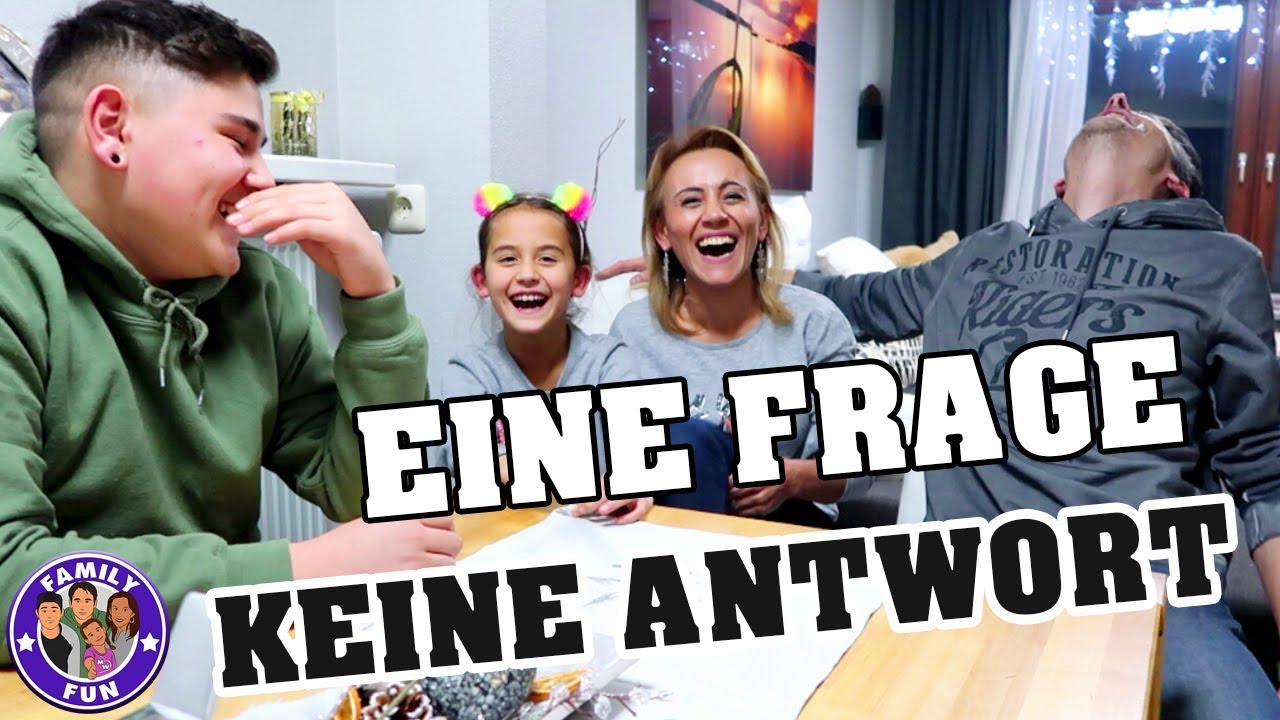 Eine Frage - keine Antwort Challenge | Family Fun