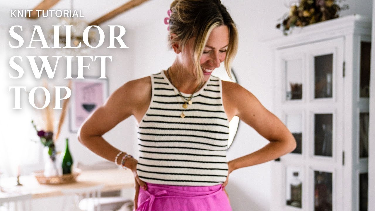 Sailor Swift Top Knit Tutorial With I-Cord Edges