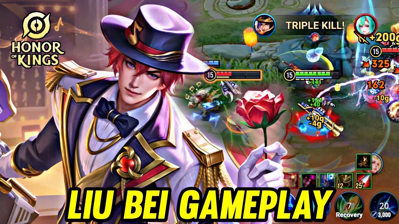 HOK : LIU BEI GAMEPLAY | IN JUNGLE - HONOR OF KINGS