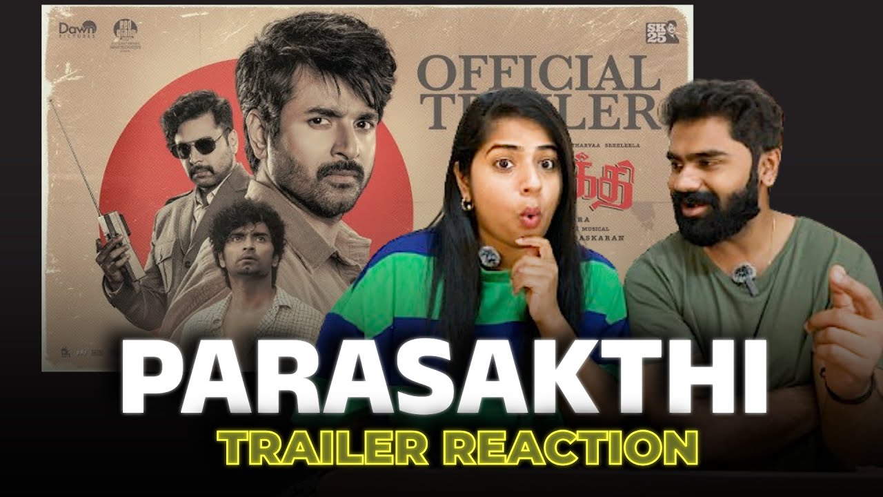 Based on true events ? Parasakthi Trailer reaction 😧 Sivakarthikeyan