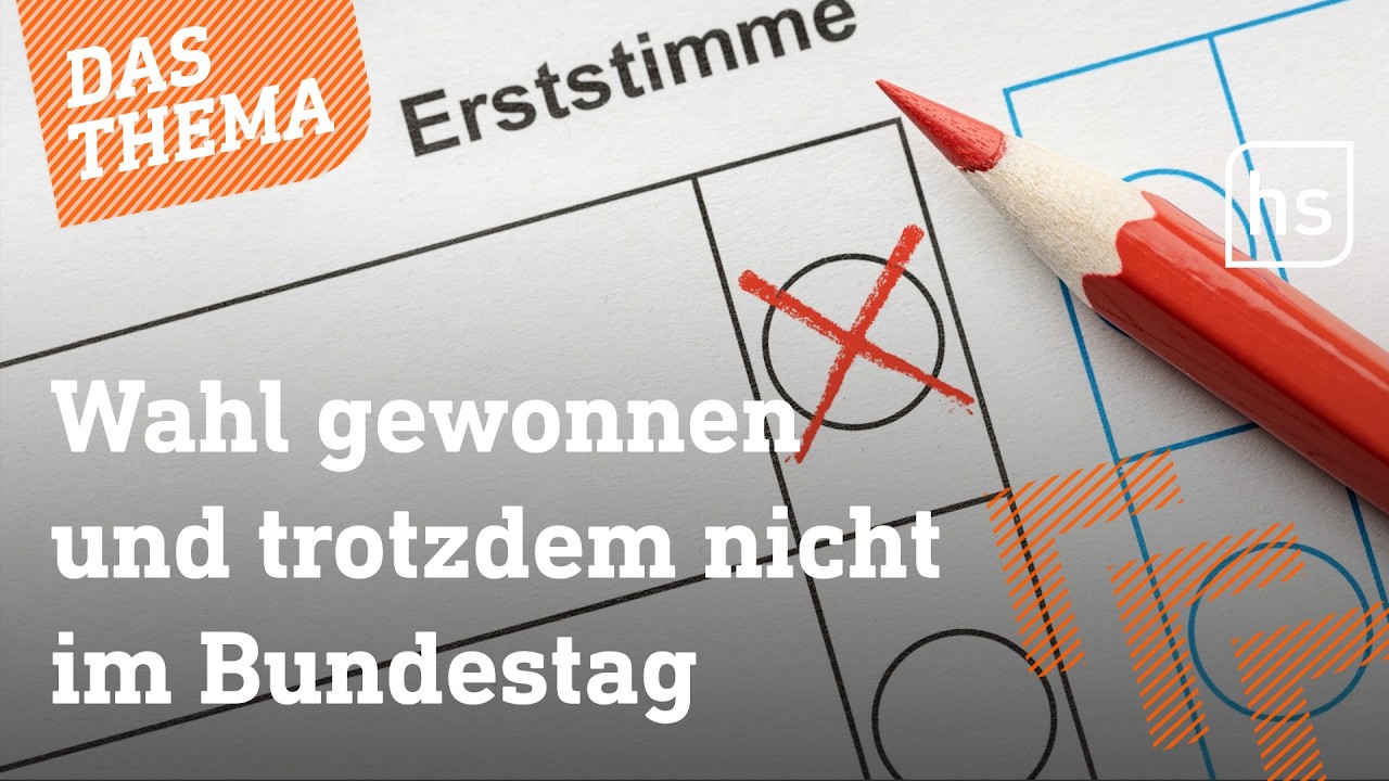 Direktkandidaten könnten durch die neue Wahlrechtsreform leer ausgehen | hessenschau DAS THEMA