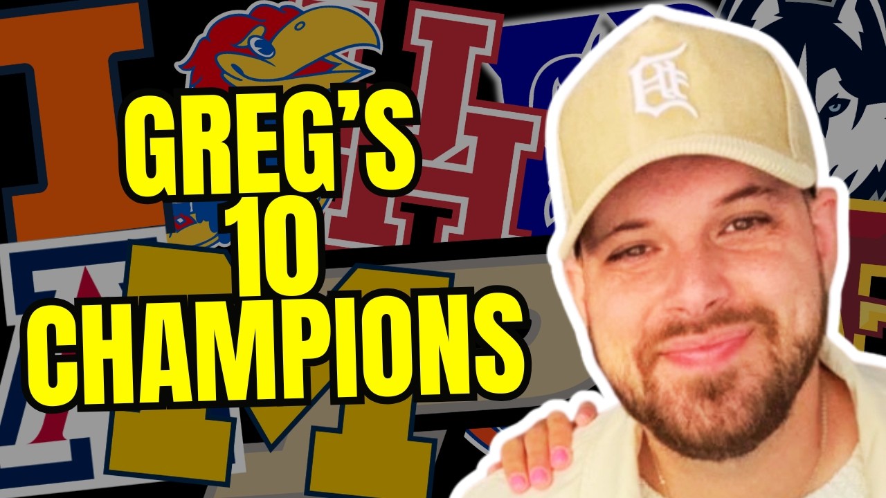 Greg Ranks The 10 Most Likely National Champions!