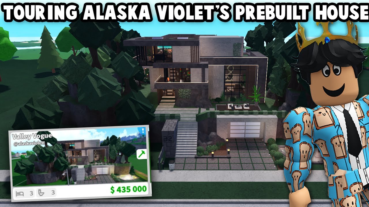 TOURING ALASKA VIOLET'S $435K PREBUILT BLOXBURG HOUSE