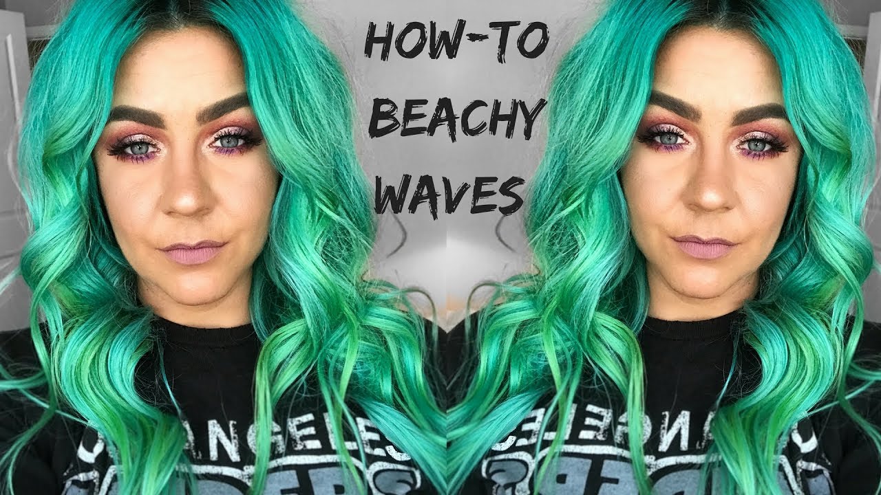 HOW-TO BEACHY WAVES WITH CURLING WAND || BARRON BROCK