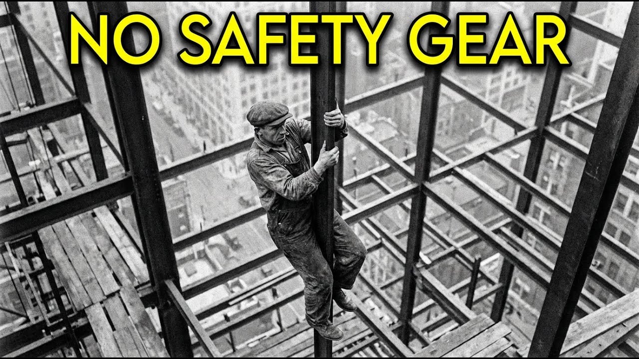 How They Installed Elevators in 40-Story Skyscrapers Without Safety Equipment (1920s)