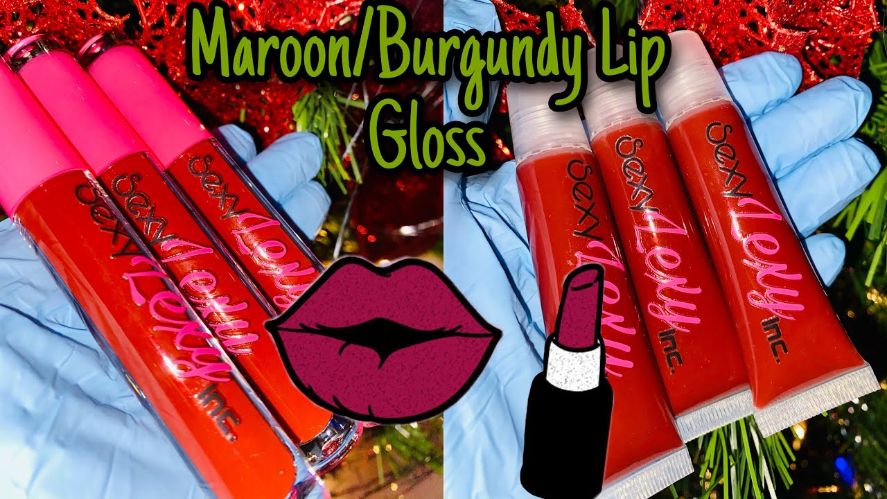 HOW TO: HIGHLY PIGMENTED MAROON/BURGUNDY LIP GLOSS