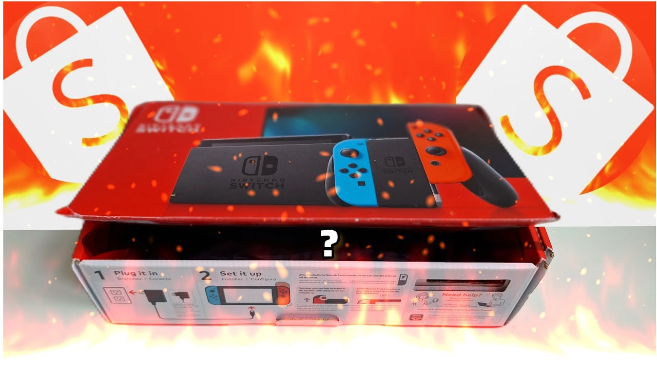 Comprei um Nintendo Switch desbloqueado na shopee