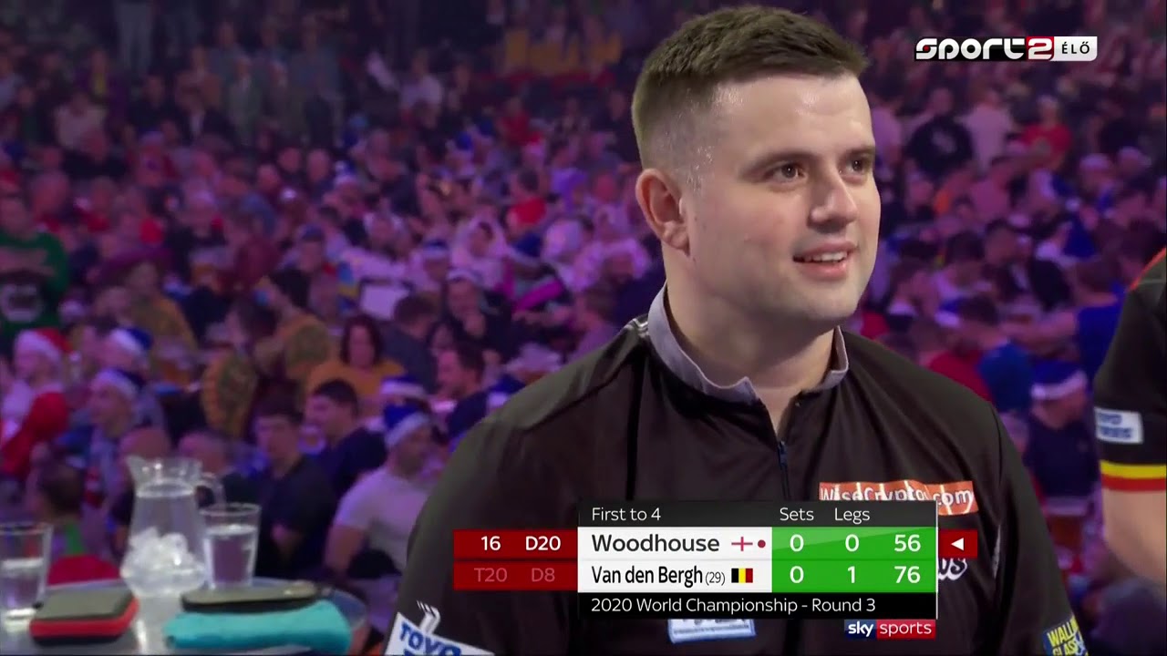 73) Luke Woodhouse vs  Dimitri van den Bergh 2020 PDC World Darts Championship 2019.12.23 Round 3