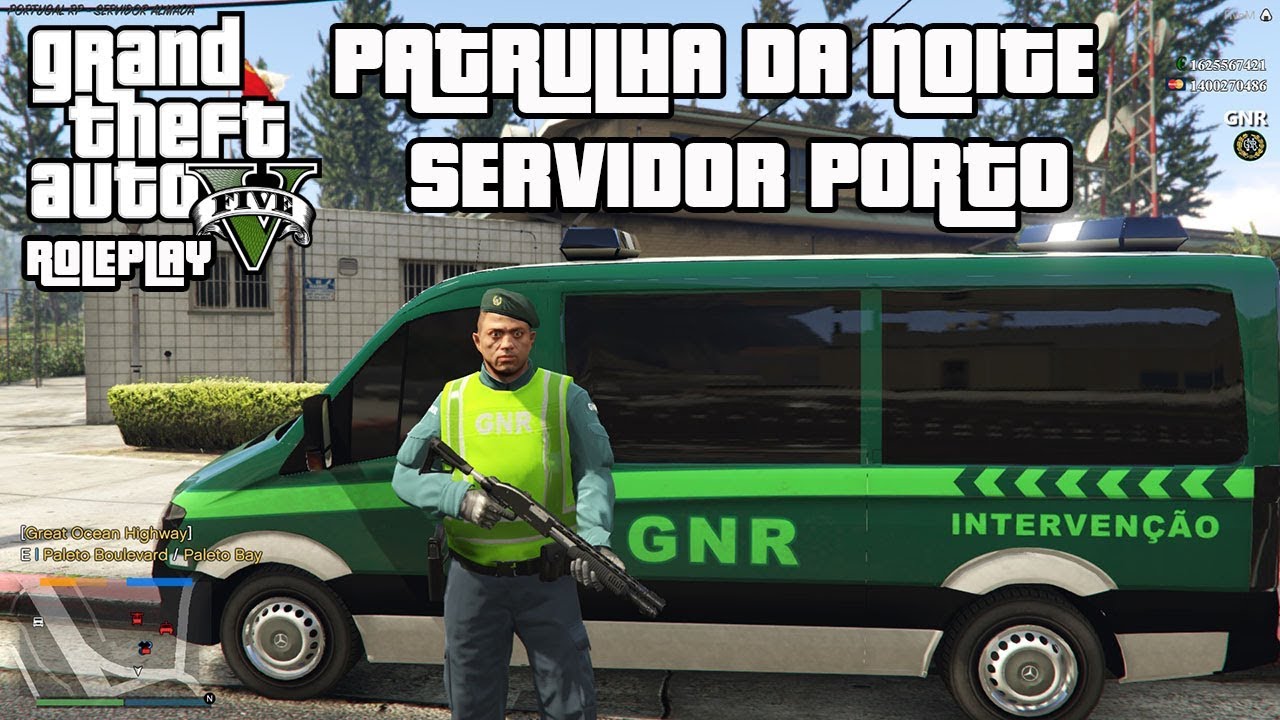 LIVESTREAM #224 👉GTA V ROLEPLAY 👉 PATRULHA DE GNR - SERVIDOR PORTO  👉RUMO AOS 10K