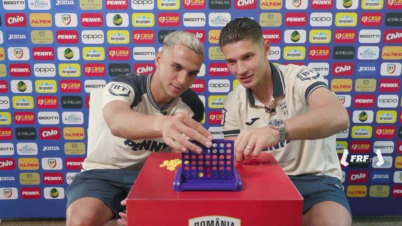 Manea și Dobre s-au duelat la jocurile copilăriei. Vezi cine a c&acirc;știgat!