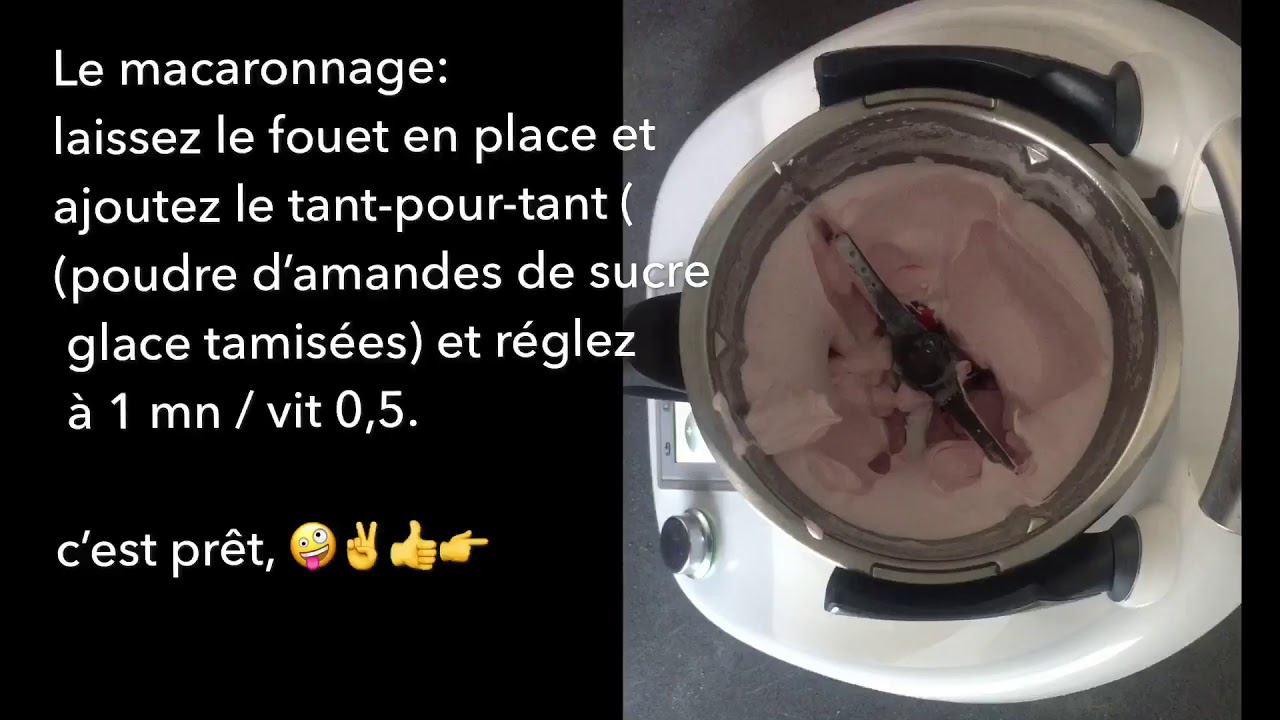 Macarons inratables au thermomix