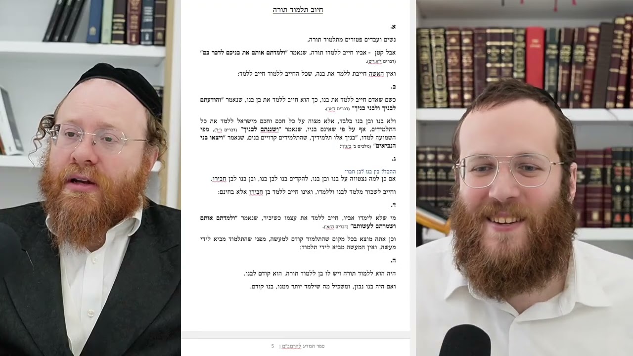 הלכות תלמוד תורה פרק א