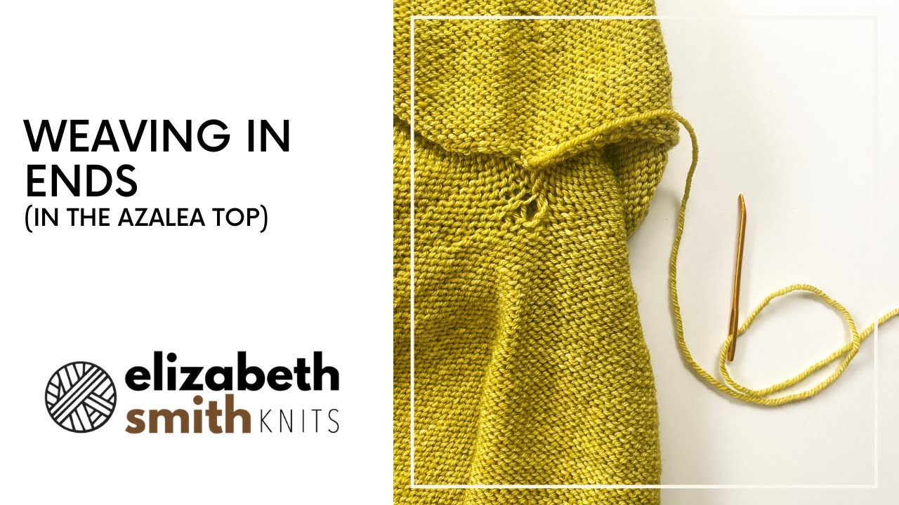Weaving in ends in a Sweater