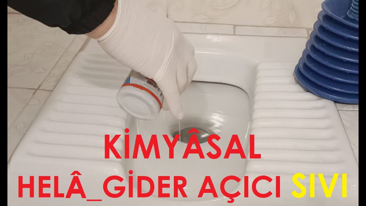 TIKALI TUVALET HELA GİDER LAVABO NASIL AÇILIR? KİMYASAL TUVALET GİDER AÇICI | TUVALET NASIL AÇILIR?
