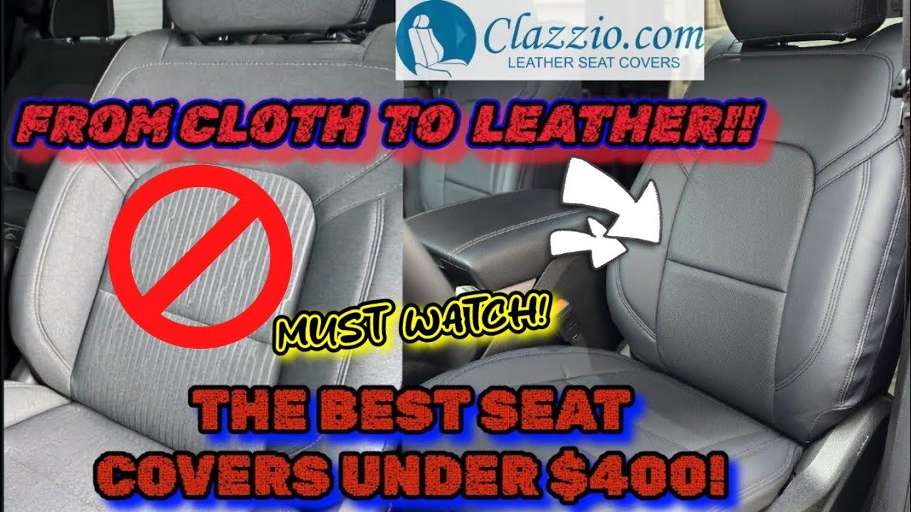 Clazzio leather seat cover install/overview! | Ram 1500