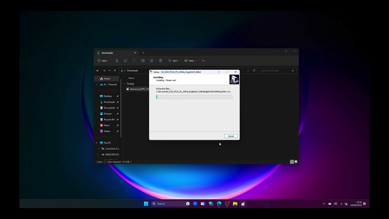 Windows Driver install