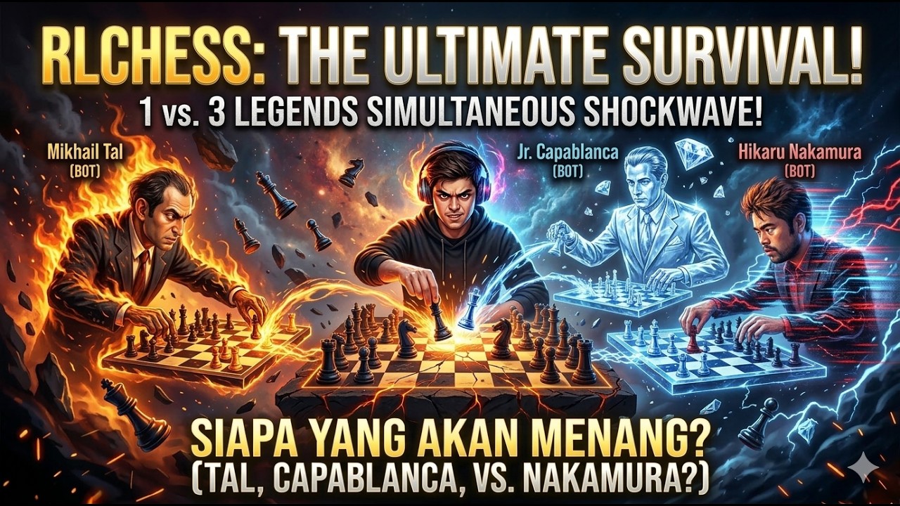 MENANTANG MAUT! RLCHESS LAWAN 3 BOT DEWA CATUR SECARA BERGANTIAN!