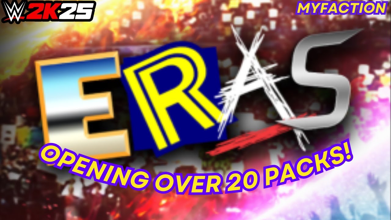 WWE 2K25 - Opening over 20 Packs of Era's cards!