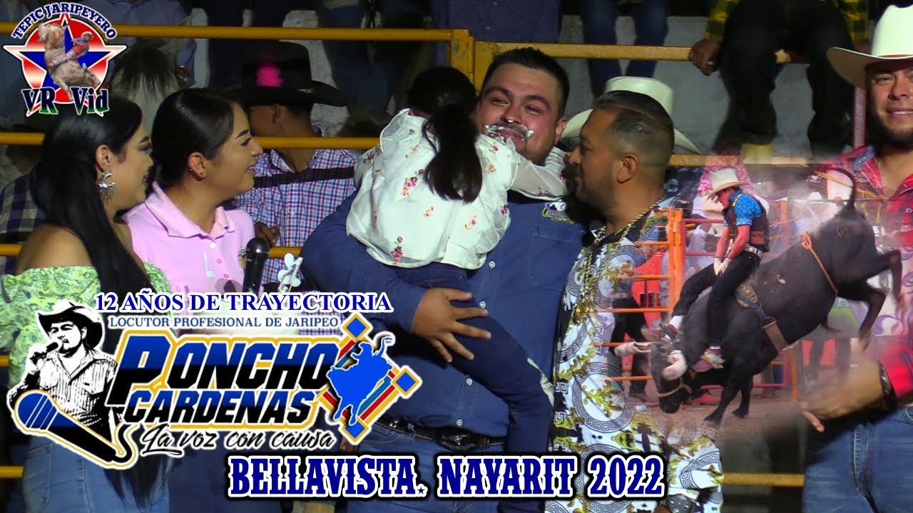¡¡CELEBRANDO 12 AÑOS DE TRAYECTORIA EN MEXICO!! EL AMIGO LOCUTOR PONCHO CARDENAS EN BELLAVISTA 2022