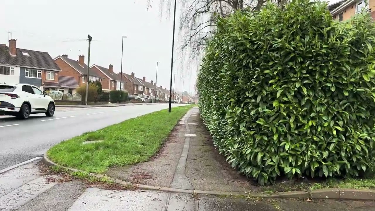 Walk past the former site of the pub the hawthorn tree - Coventry 