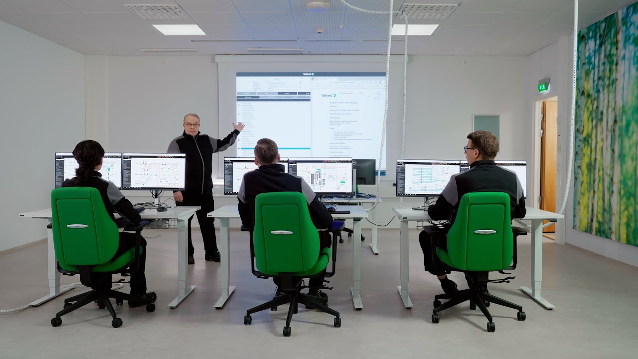 Valmet Training Simulator - Improve productivity and operators' competence
