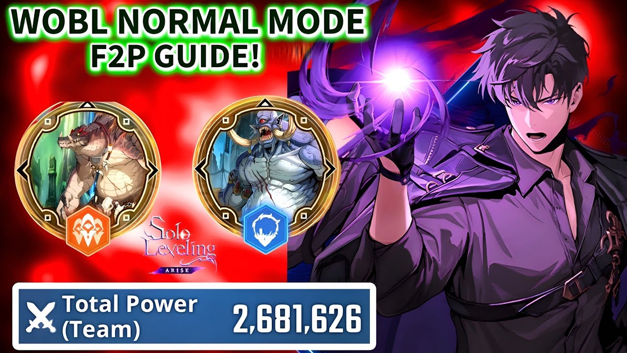 LOW TP F2P WOBL NORMAL MODE ROCKPASA GUIDE, CUIMIN & BRUTROCK STAGES