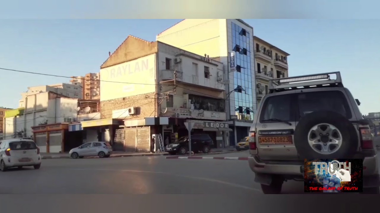 جولة في عنابة driving in annaba سيدي ابراهيم الميناء  ساحة الثورة الكور كورنيش عنابة