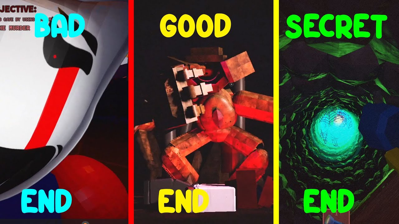 All 6 Endings in CURTAINS UP | ROBLOX