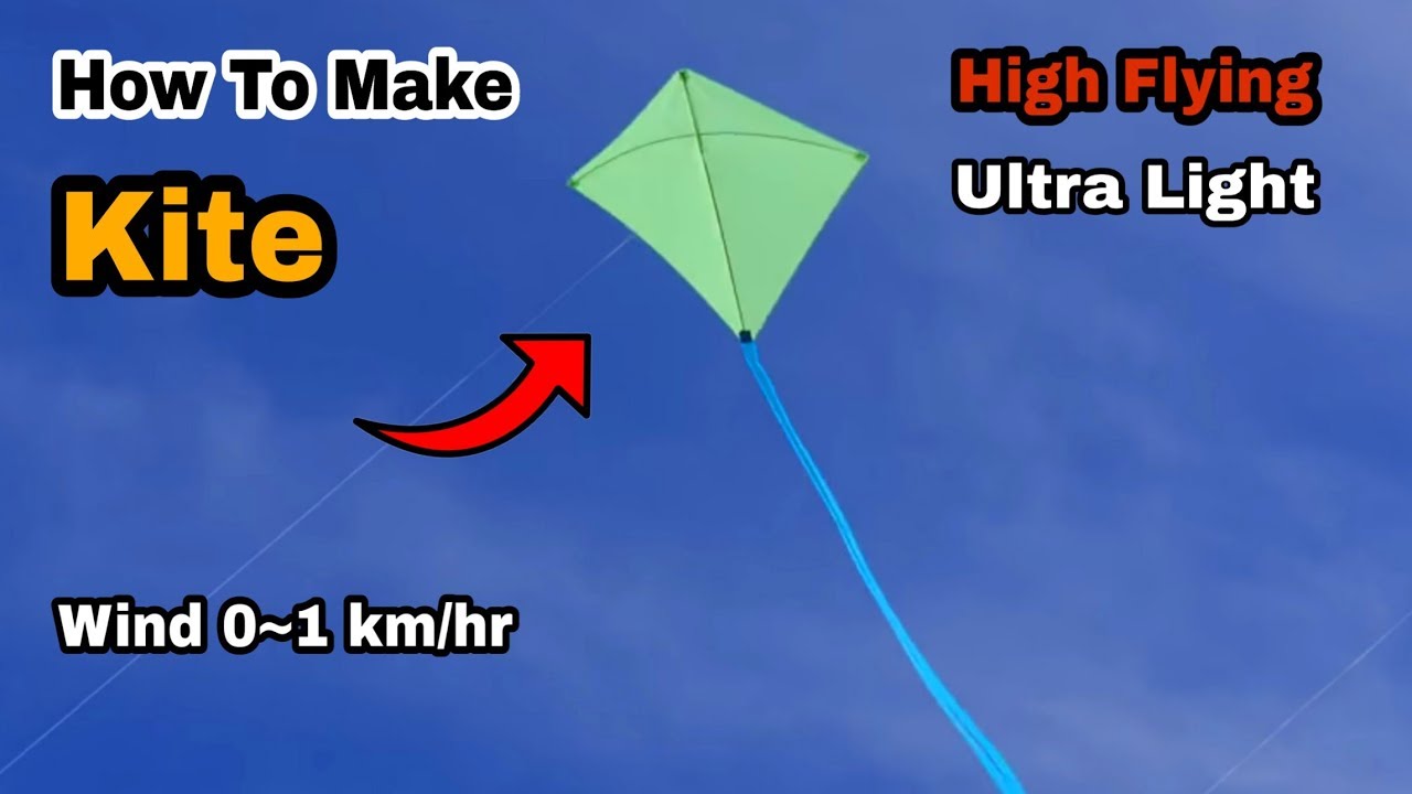 How To Make a KITE | Ultra Light Kite Making | High Flying Kite | Classy Inventor