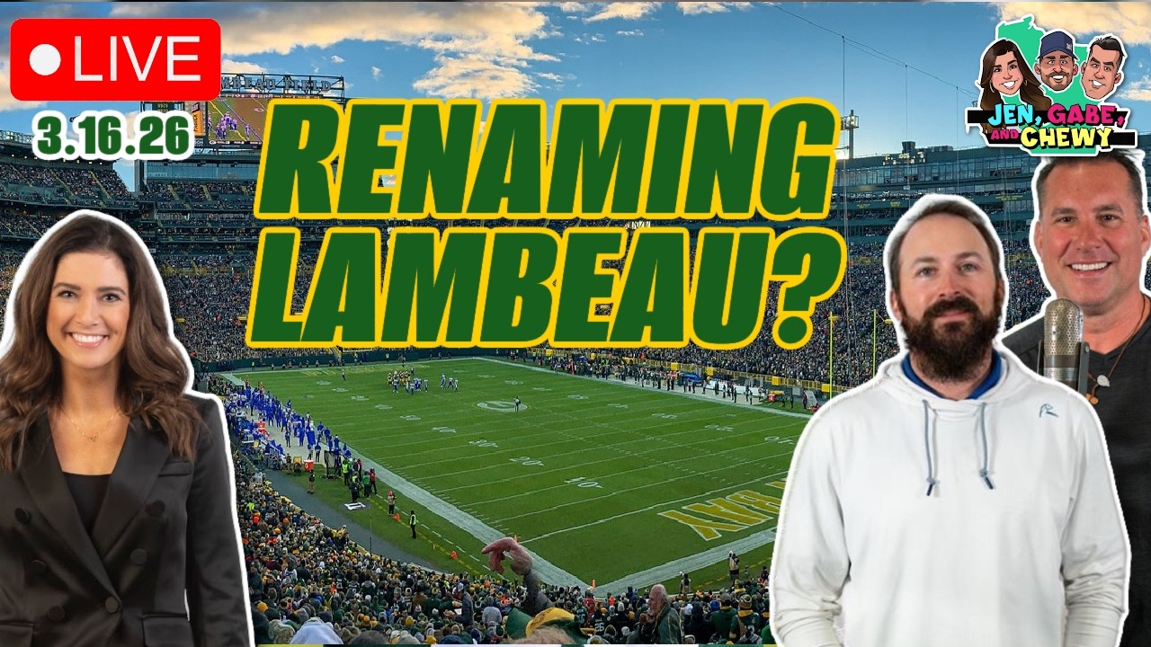 LIVE REACT: Should Packers Sell Naming Rights to Lambeau Field | Wisconsin Gets 5 Seed in Tourney!