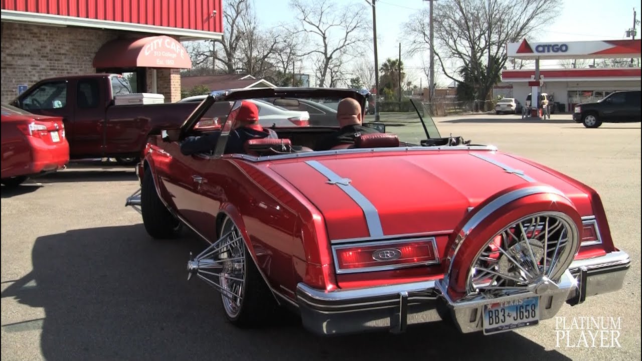 BUICK RIVIERA on 20 INCH TEXAN WIRE WHEELS- HOUSTON