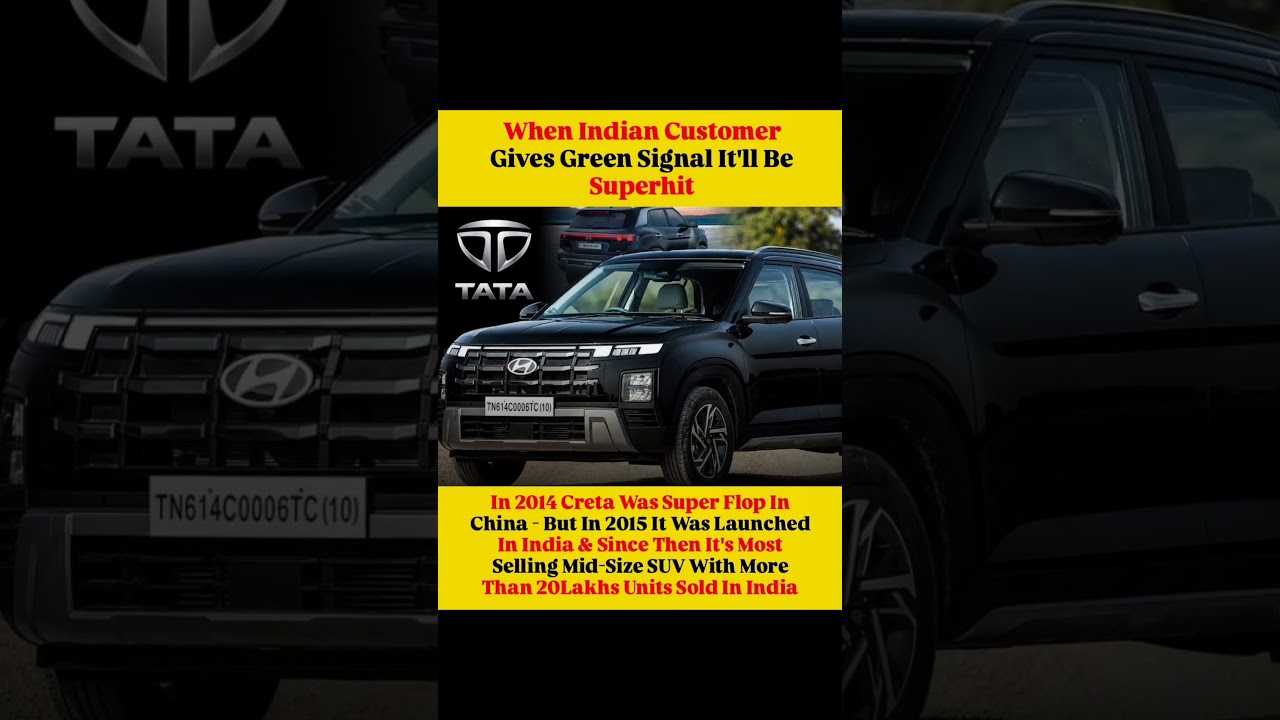 Hyundai Creta struggled in China but conquered India, selling 20+ lakh units! 🇮🇳🚗🔥