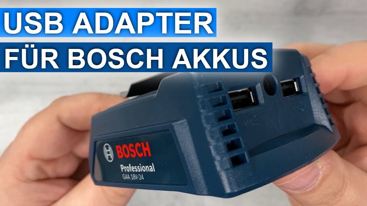 USB Adapter für Bosch Professional Akkus