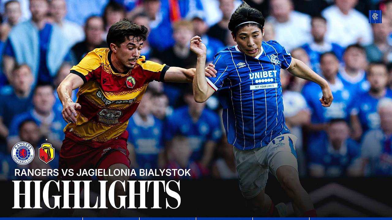 HIGHLIGHTS | Rangers v Jagiellonia Bialystok | 13 Aug 2026