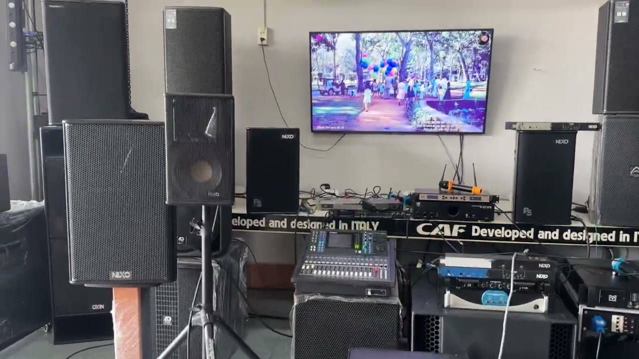 Combo nexo ps8 made in france đầy đủ full sub và ampli giá 68 triệu ae mua lh 0913173147