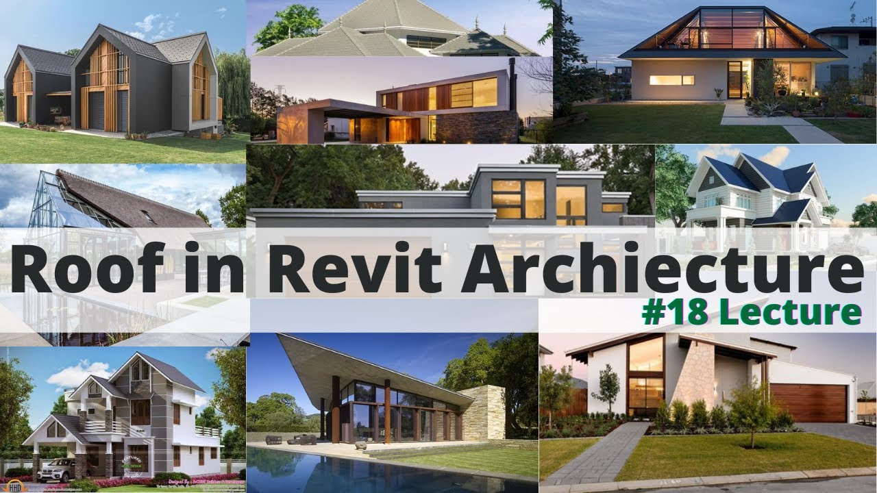 Roof in Revit Architecture #18th Lecture | Revit 2020 for Beginners
