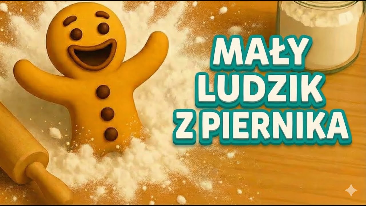 Mały Piernikowy Ludzik 🍪 | Wesoła Bajka dla Dzieci | Opowieść na Dobranoc