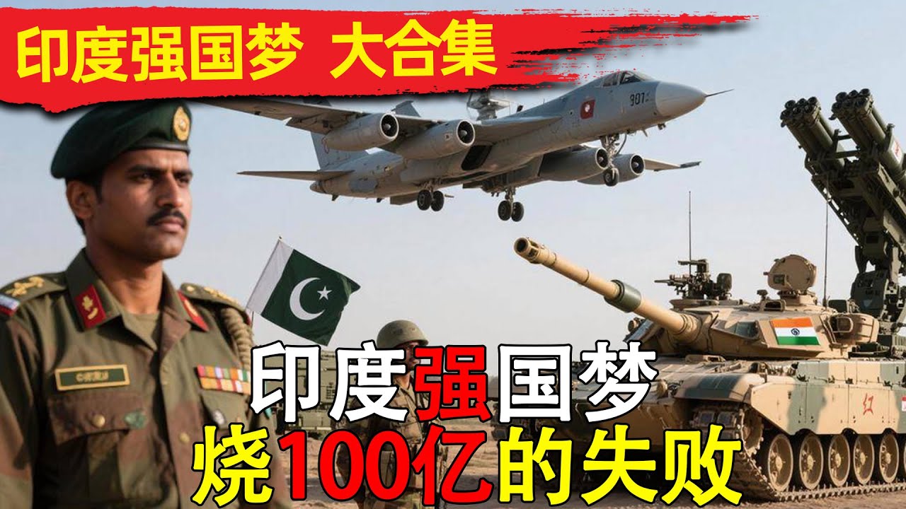 印度强国梦大合集 30年耗资100亿强了个寂寞？阿三军工黑历史大揭秘