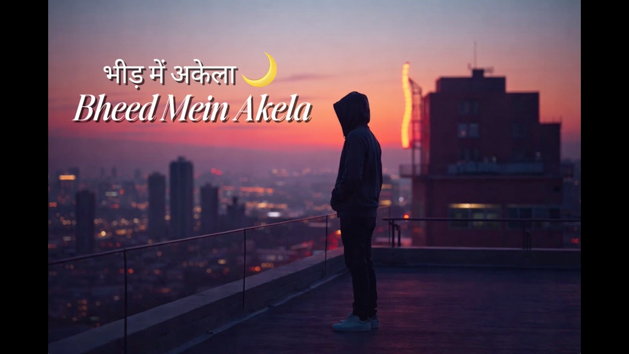 भीड़ में अकेला 🌙 | Bheed Mein Akela | Midnight Desi Rap Playlist