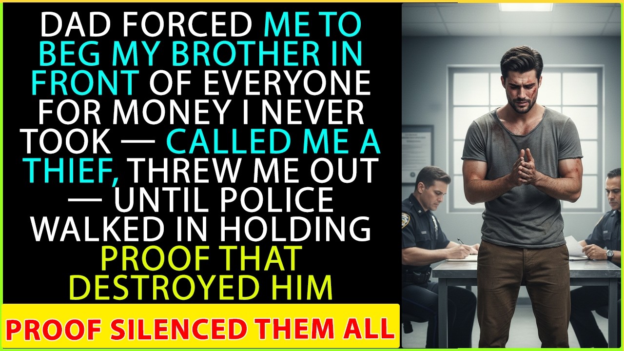 APOLOGIZE TO YOUR YOUNGER BROTHER OR GET OUT” MY DAD SAID — THEN THE POLICE OFFICER WALKED IN…