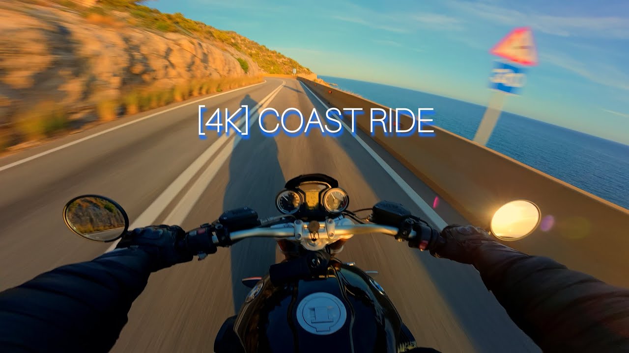 [4K] POV COAST RIDE on my BMW R NINE-T || Raw Sound