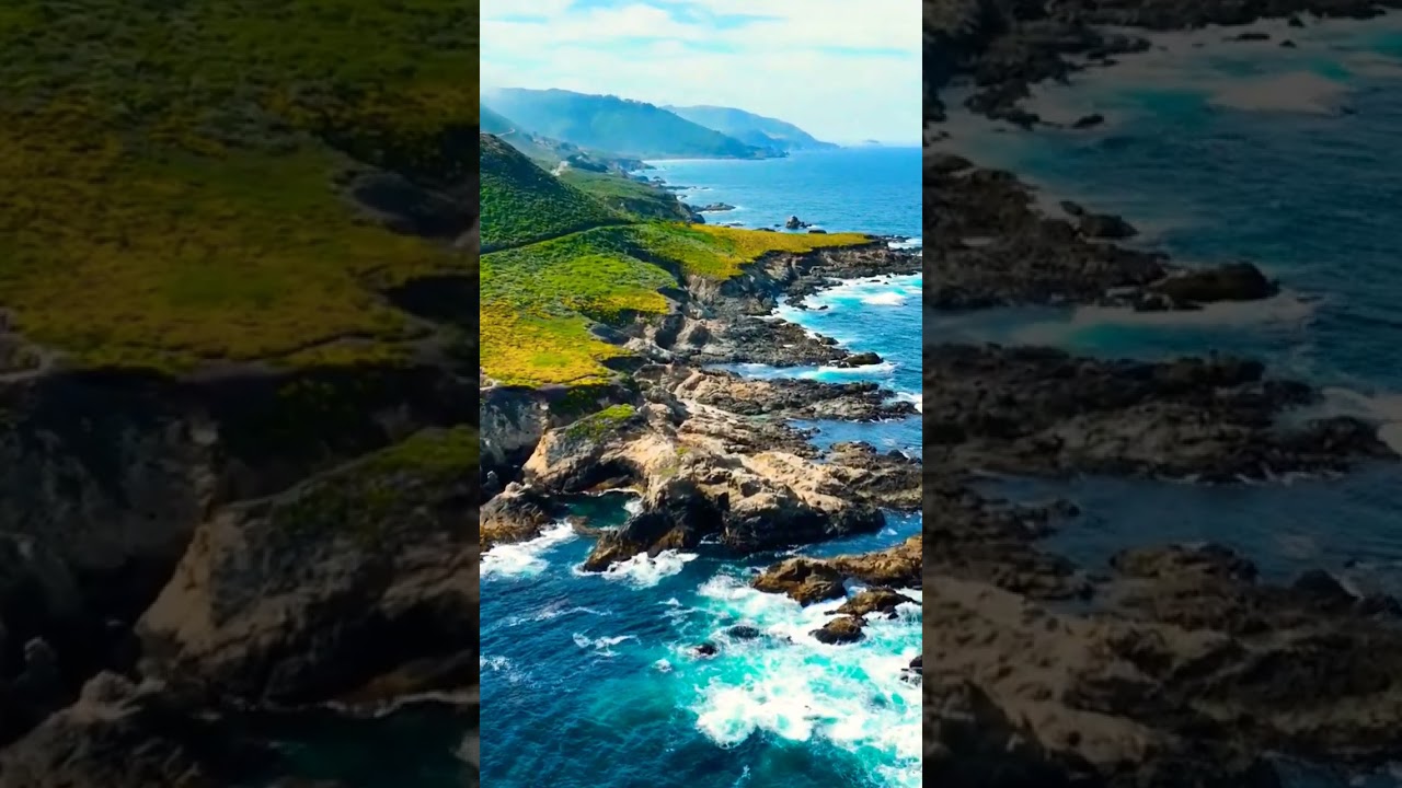 Captivating Views 🌊📸🗺️ At the Rugged Coastline #california