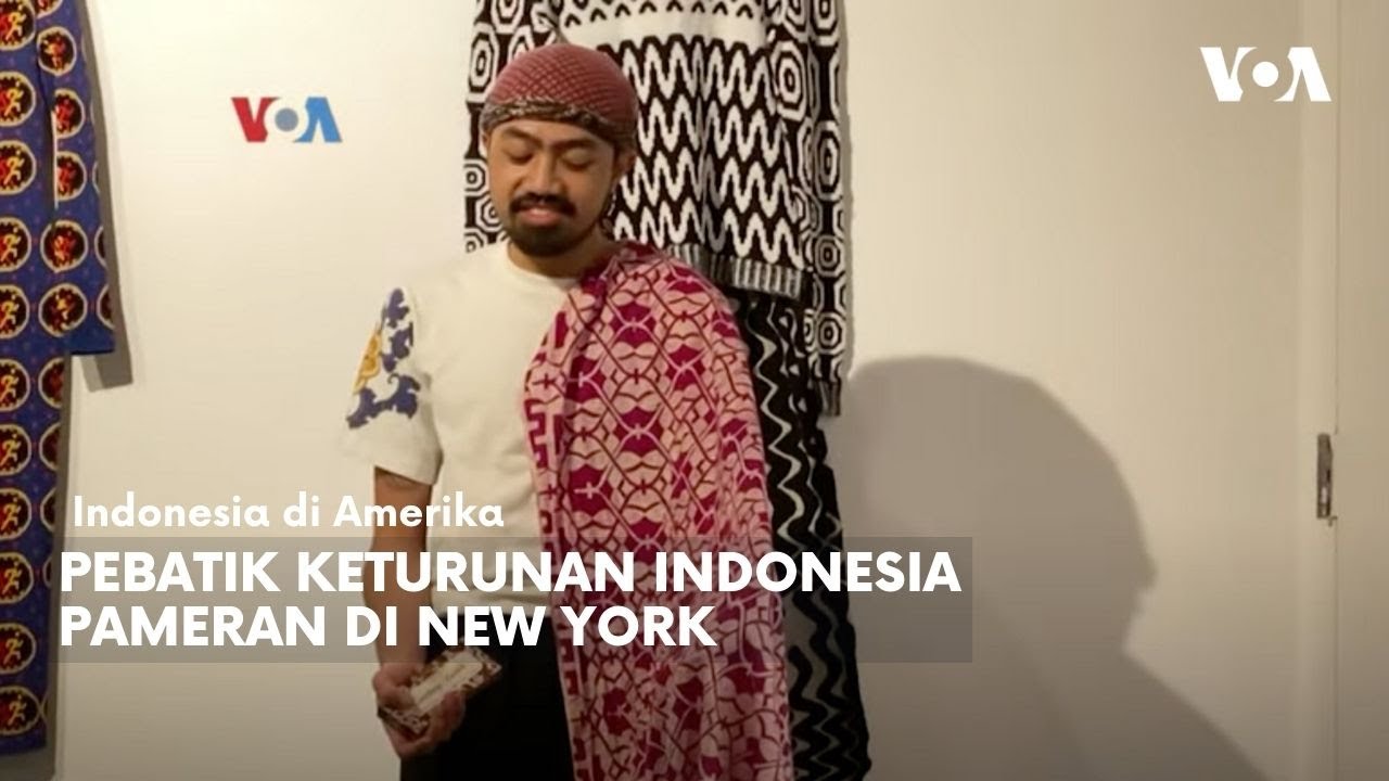 Pebatik Keturunan Indonesia Pameran di New York