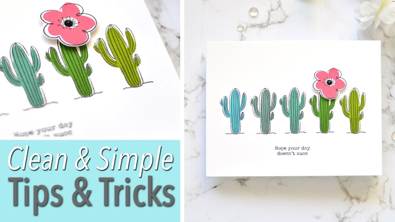 How to Create Clean & Simple Cards - It's Easy!