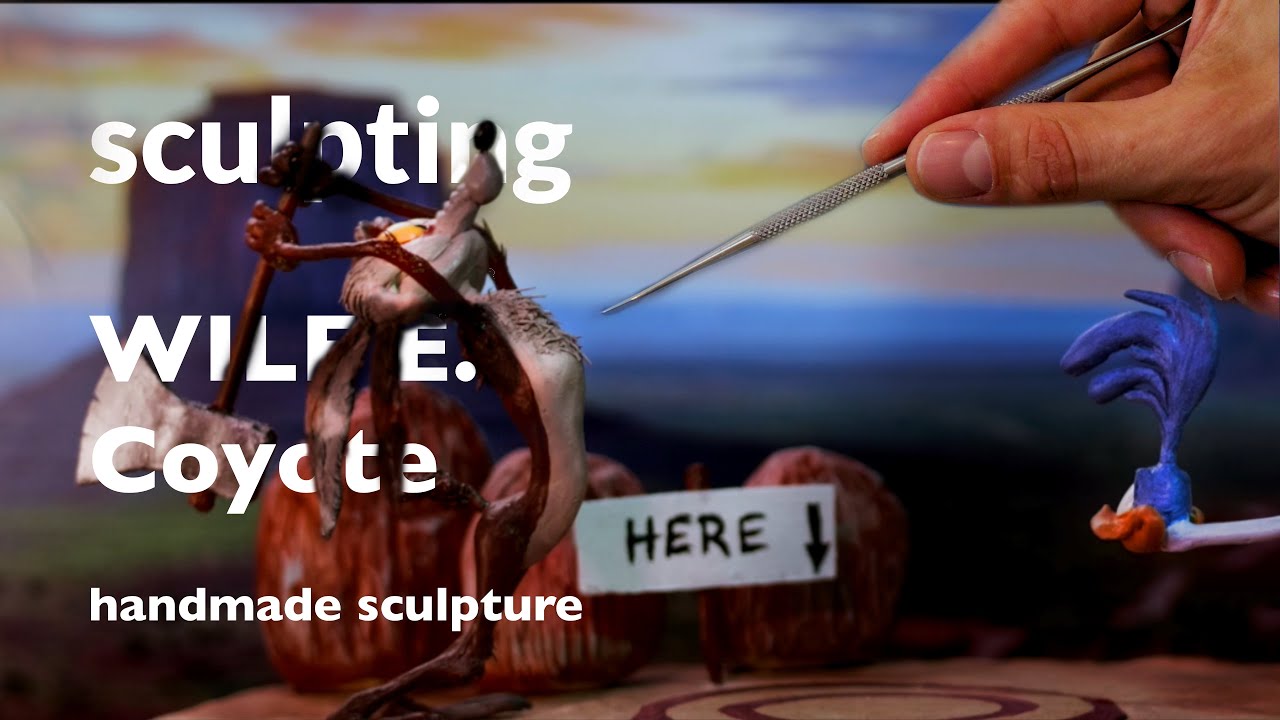 Run with the Road Runner | Sculpting Timelapse | Diorama from Polymer Clay | Looney Tunes