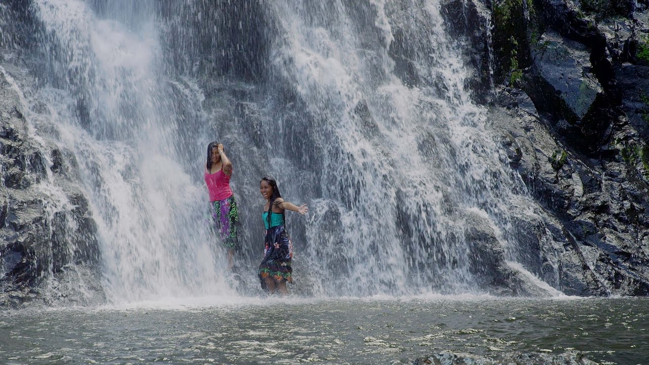[ 4K Ultra HD ]ポンペイ島の滝 Waterfalls in Pohnpei,Micronesia