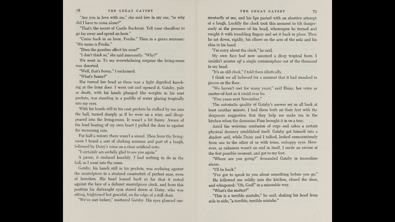 the great gatsby - chapter 5