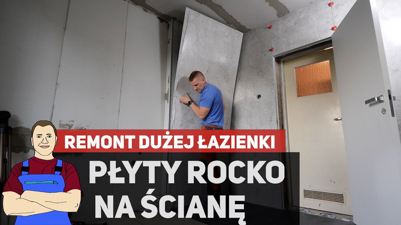 Montaż dużych Płyt Rocko na ścianę i podłogę - 👍ZA  i 👎PRZECIW