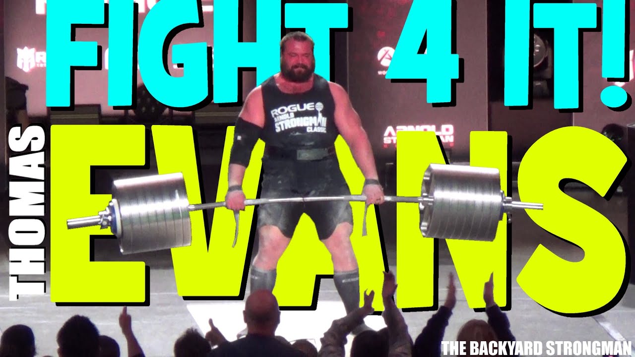 THOMAS EVANS - ARNOLD STRONGMAN CLASSIC 2024 - DEADLIFTS